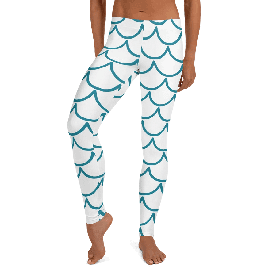Mermaid Print Leggings – Magical, Stylish & Comfortably Chic product image (9)