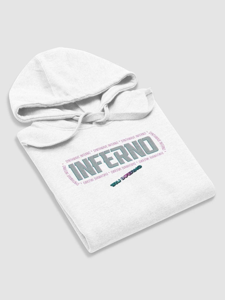Synthwave Inferno Hoodie (White) product image (6)
