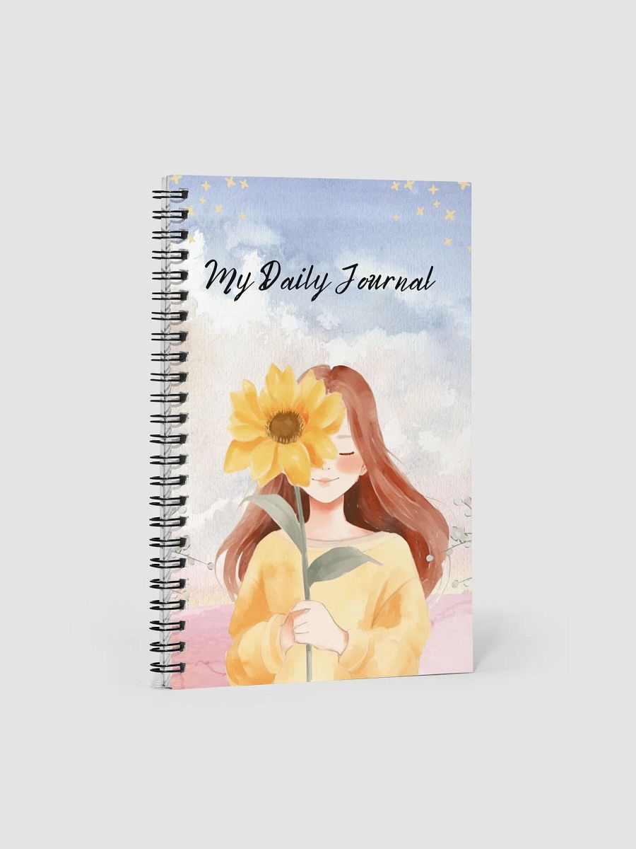 Sunflower Serenity Spiral Notebook product image (1)