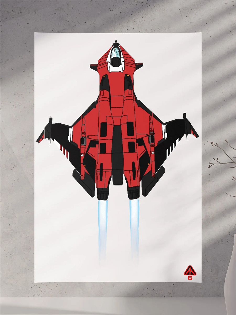 Custom Light Fighter Matte Poster product image (7)