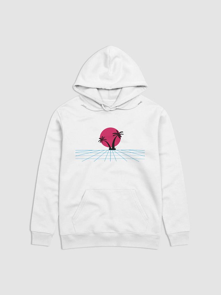 Retro Sunset Palm Eco Hoodie product image (1)