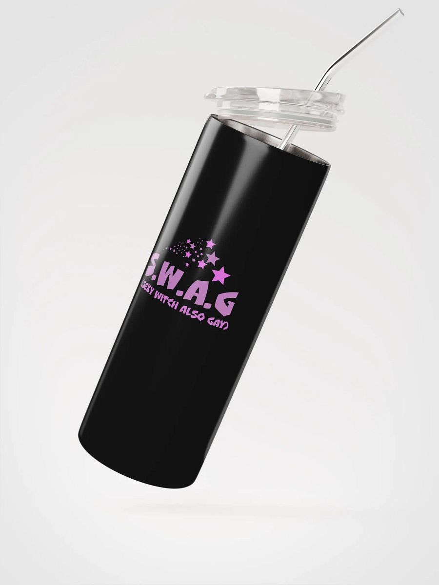 S.W.A.G. (Sexy Witch Also Gay) Metal Eco Tumbler (with eco straw) product image (2)