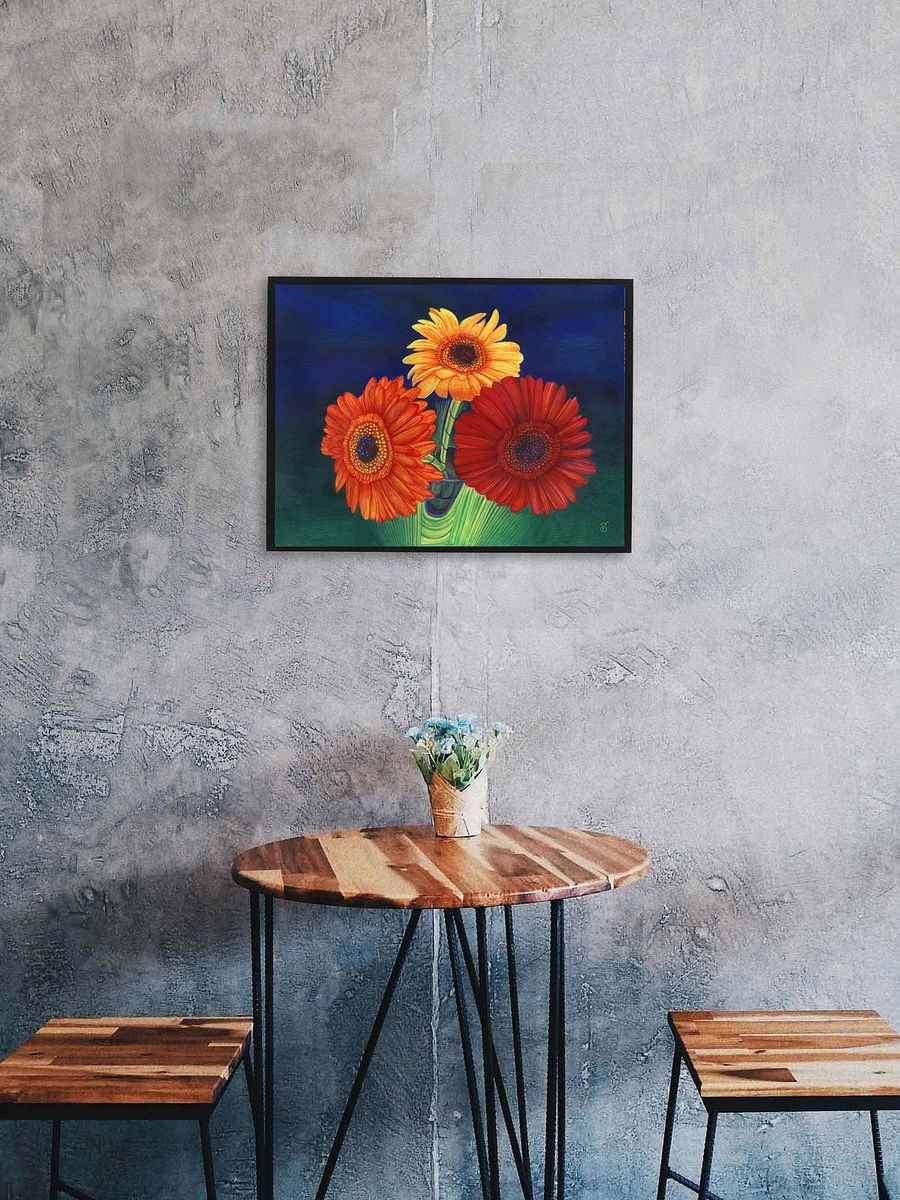 Blank Canvas: Unleash Your Creativity - 3 Bright Gerberas product image (4)