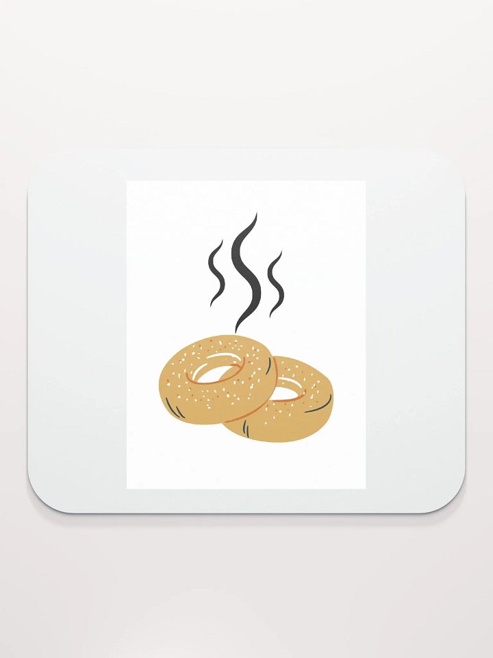 Roasted Bagel Mouse Pad! product image (2)