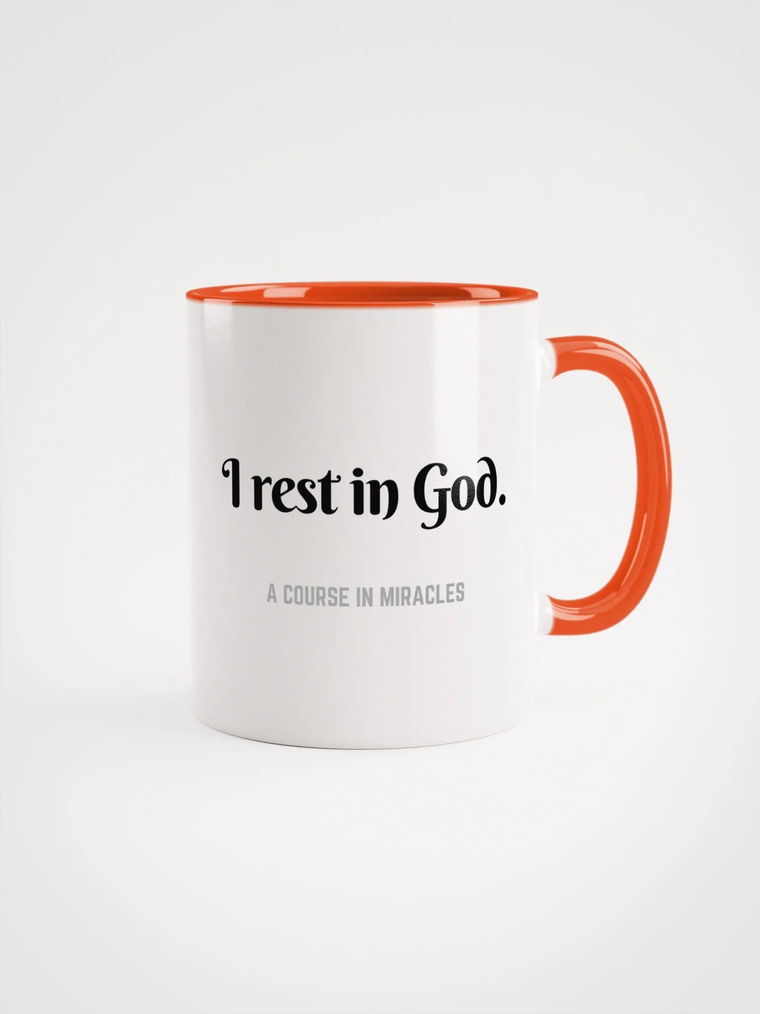 I rest in God - ACIM Inspirational Mug product image (5)