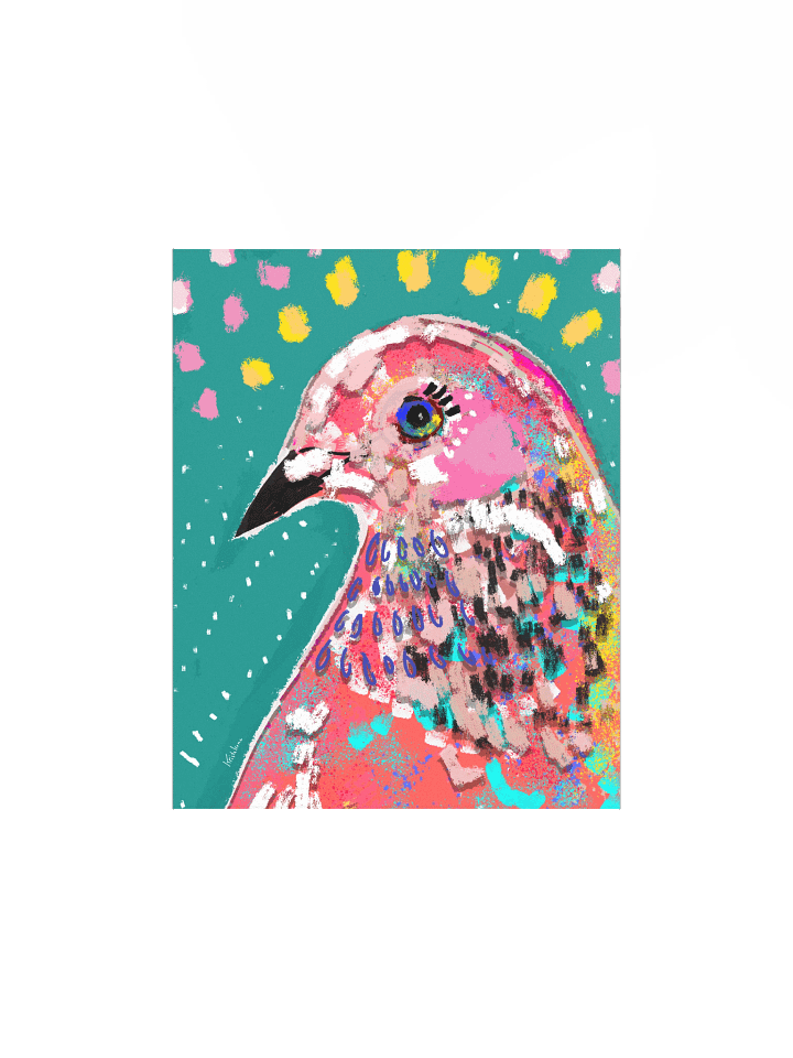 The Prettiest Pigeon - Premium Art Poster product image (5)