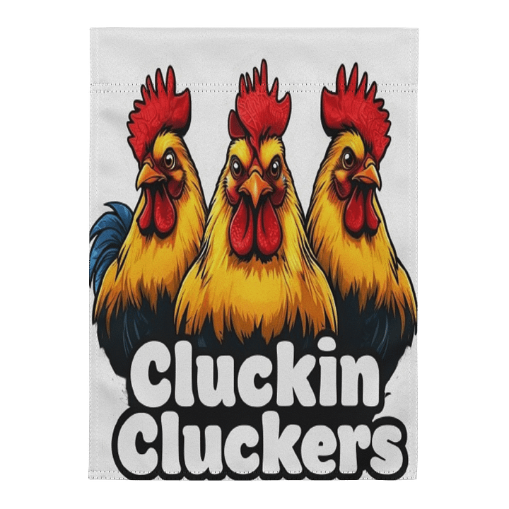 Cluckin' Cluckers Farm Flag product image (1)