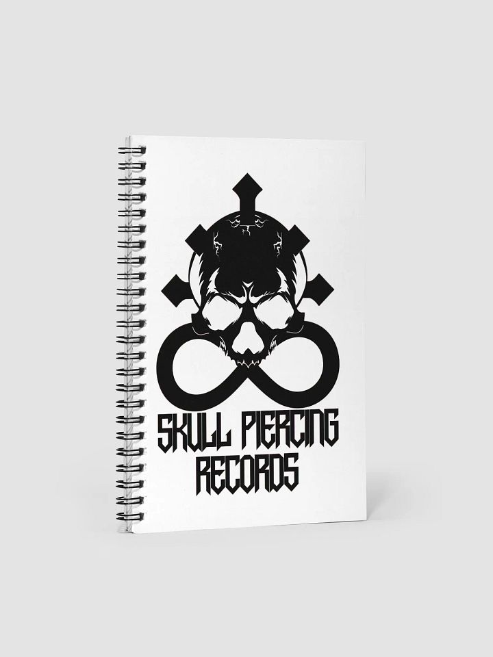 Skull Piercing Records Spiral Notebook product image (1)