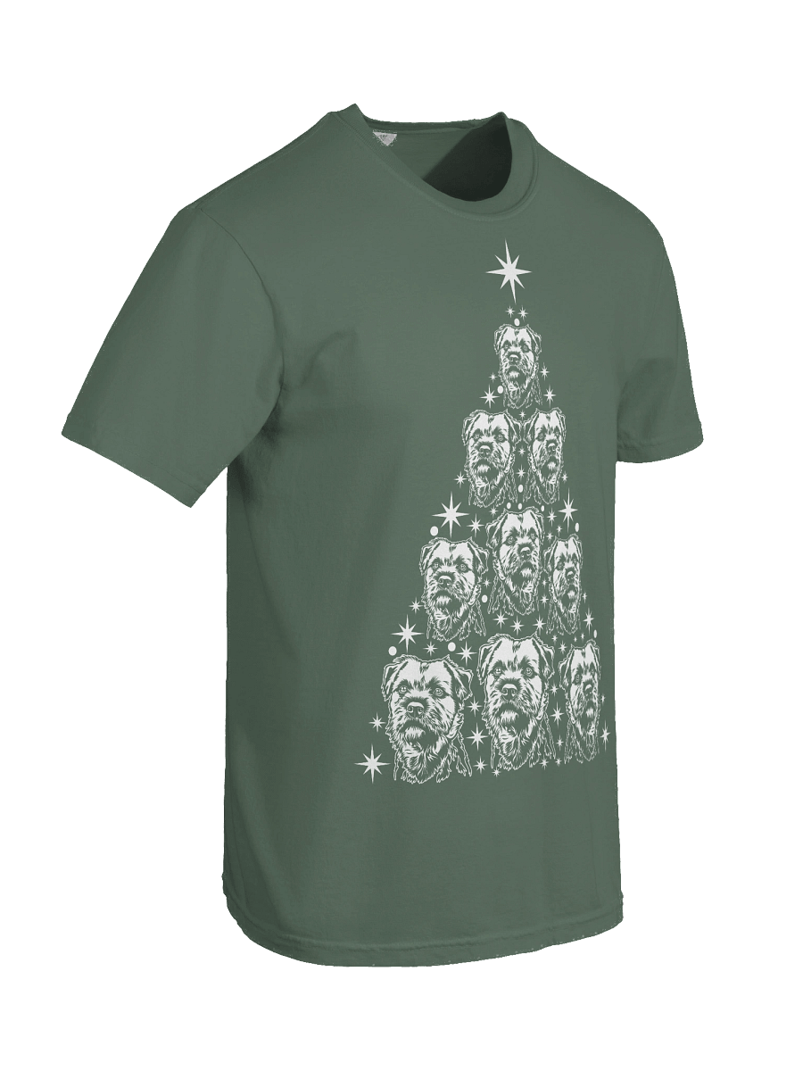 Border Terrier Christmas Tree T-Shirt product image (28)