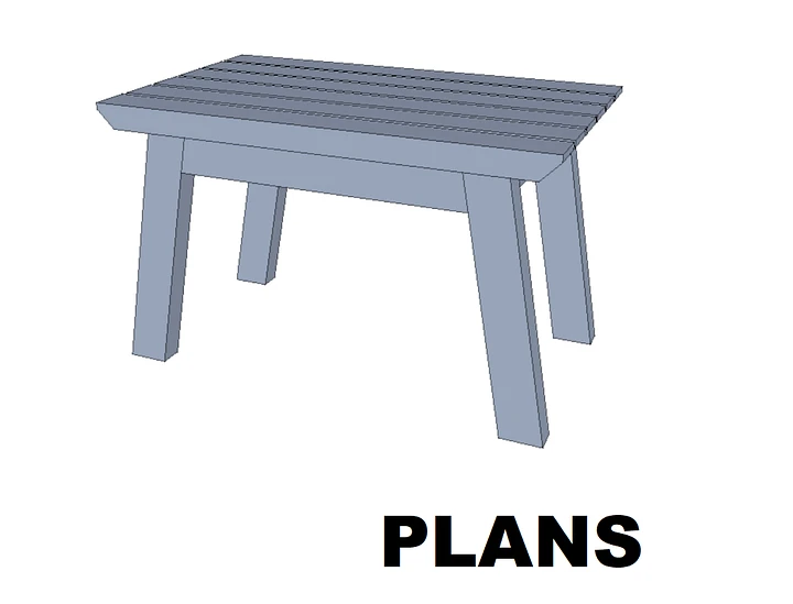 Coffee Table Made Of 3x2s // Woodworking Plans & Cut List product image (1)