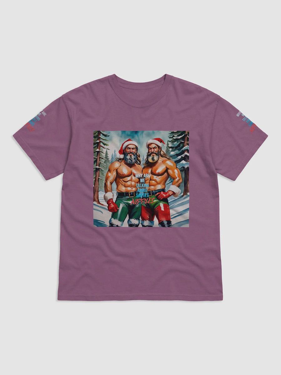 Santa's Nipple Talk Heavyweight Tee product image (2)