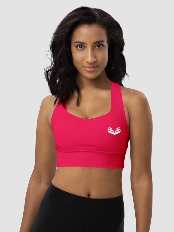 Longline Sports Bra - Electric Rose product image (2)
