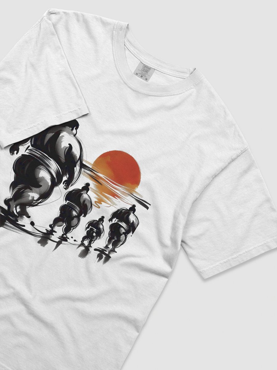 Sumo Sunset Silhouette T-Shirt product image (18)