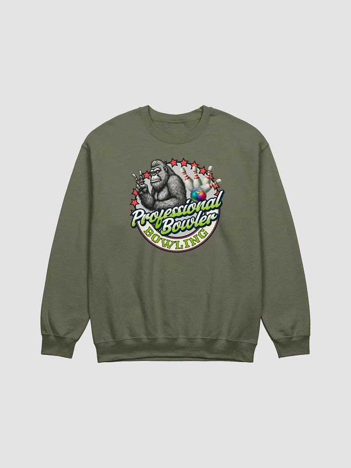 Professional Bowler Sasquatch Bowling Graphic Sweatshirt product image (11)