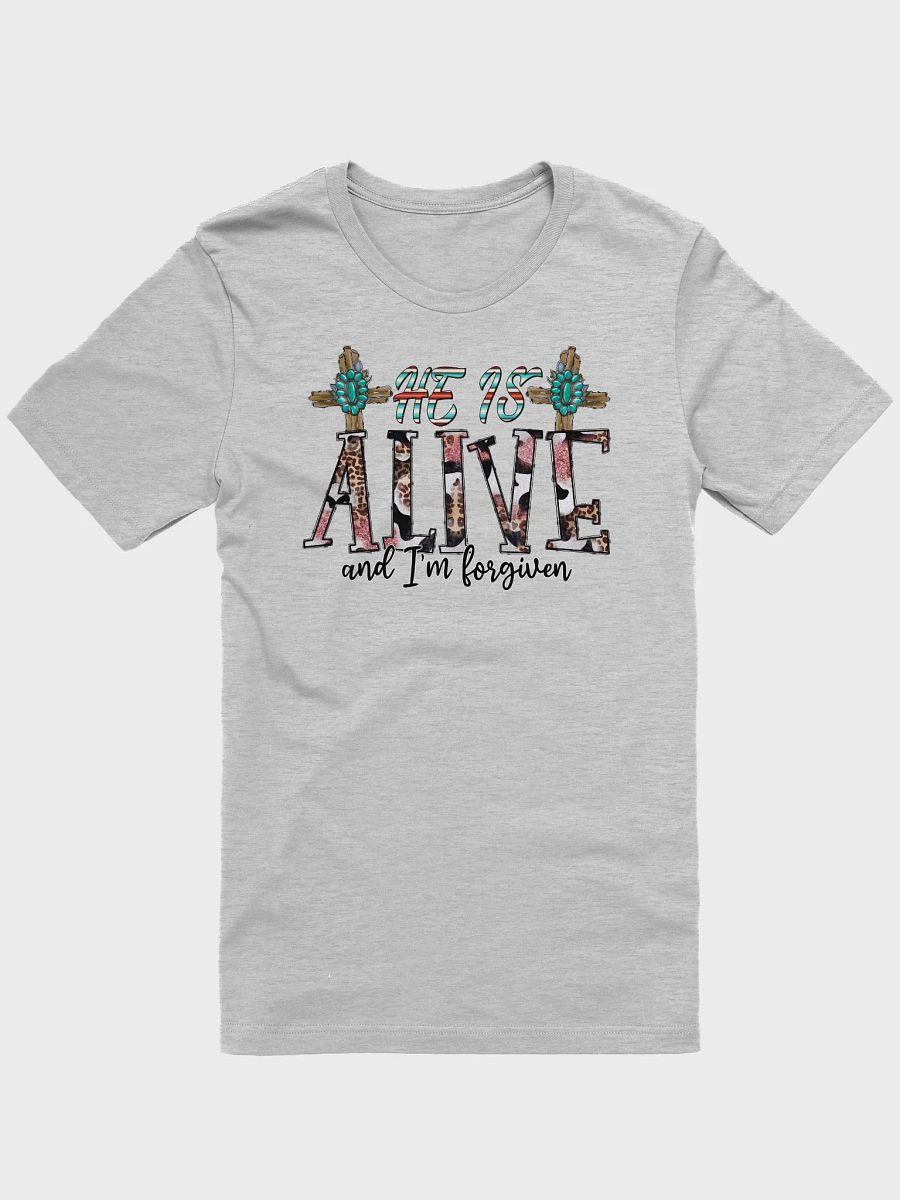 He Is Alive & I'm Forgiven - Adult T-Shirt product image (2)