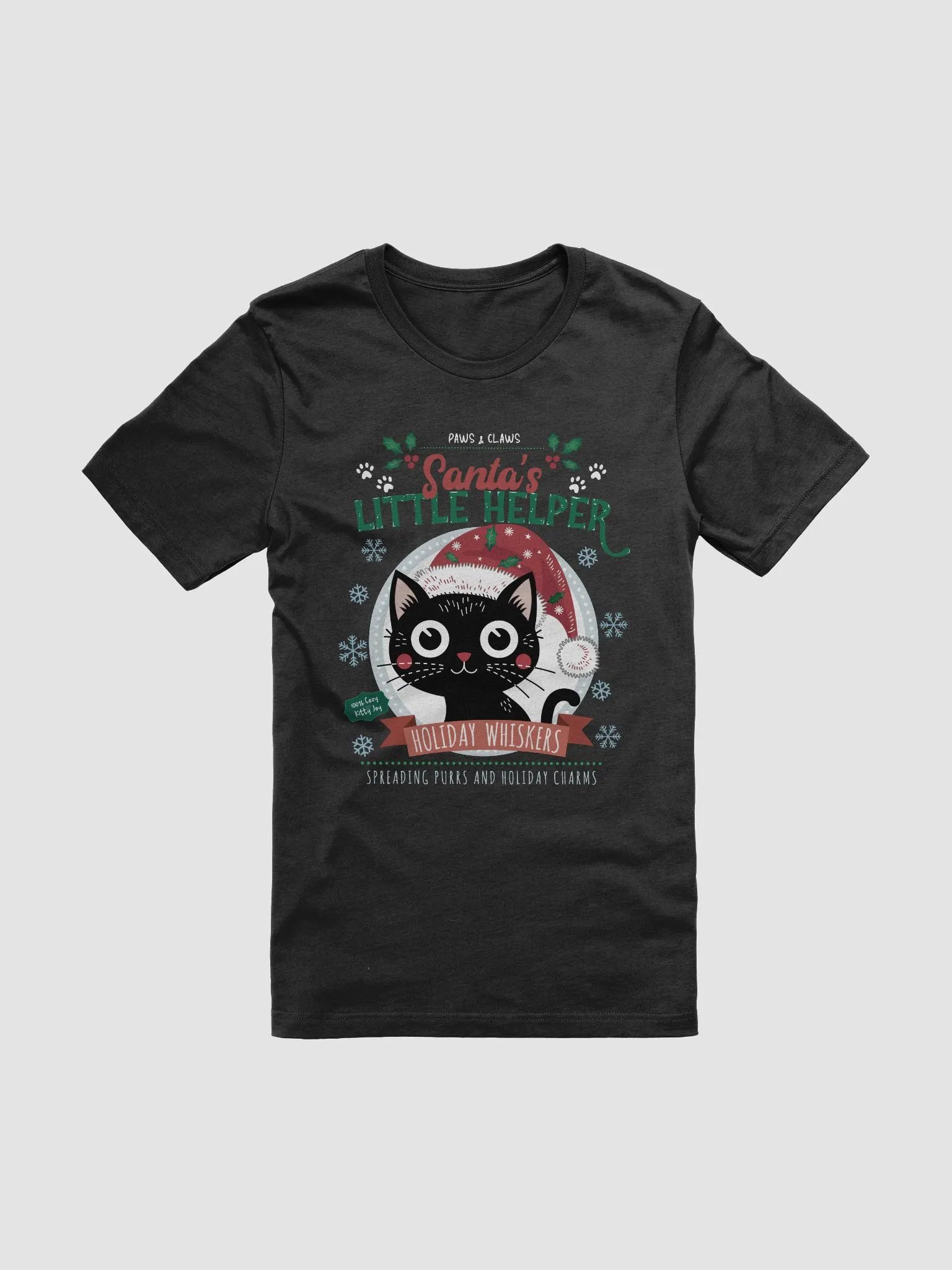 Santa's Little Helper T-Shirt -Dark colors product image (4)