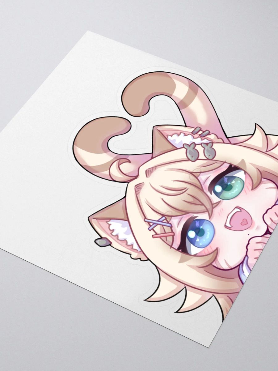 Kitten Peeker Sticker product image (3)