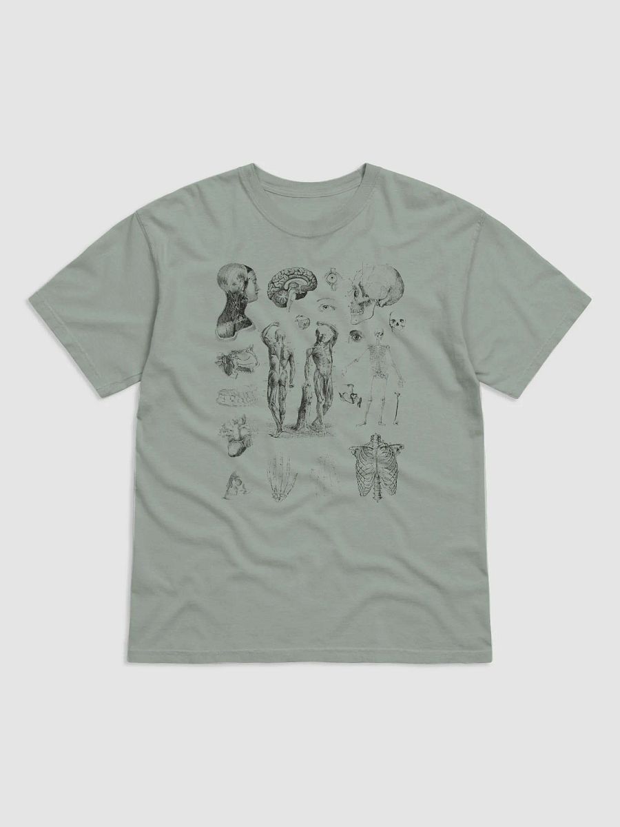 Vintage-Style Illustrations of Human Anatomy T-Shirt | Vintage-Style Dark Academia Shirt for Anthropology Enthusiasts product image (2)