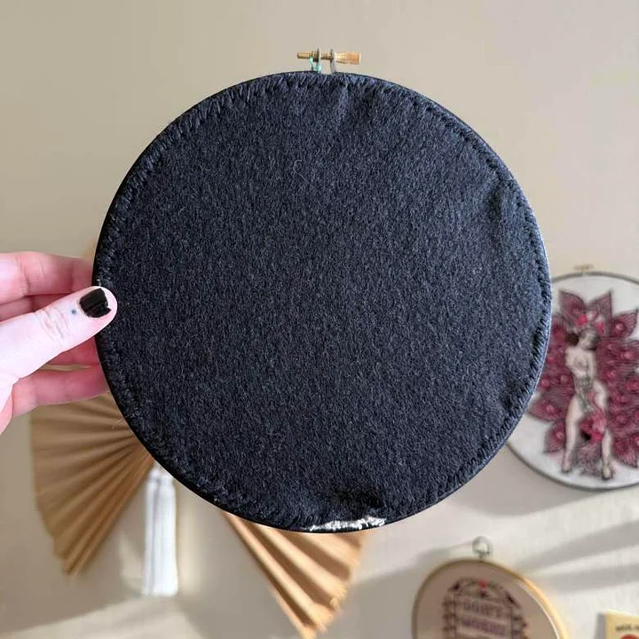 Monochrome Pink Crying Heart Cross Stitch product image (2)