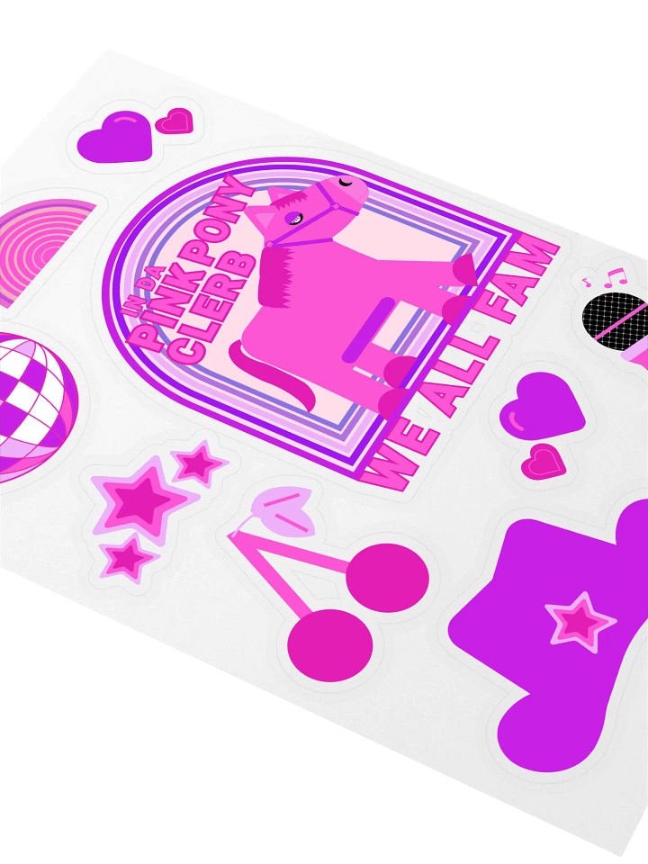 Pink Pony Clerb Sticker Sheet product image (2)