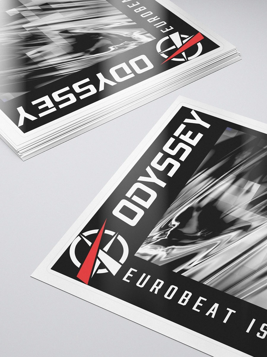 Eurobeat Is Alive (White Text) - Sticker product image (5)