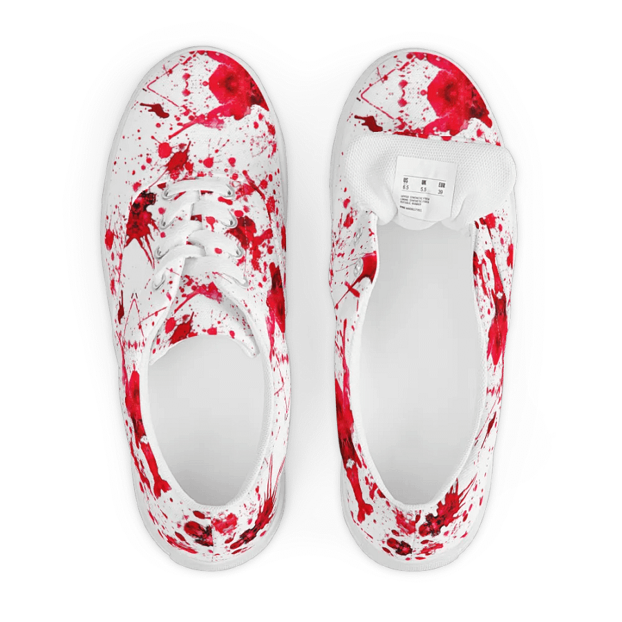 Crime Scene Women's Canvas Shoes product image (5)