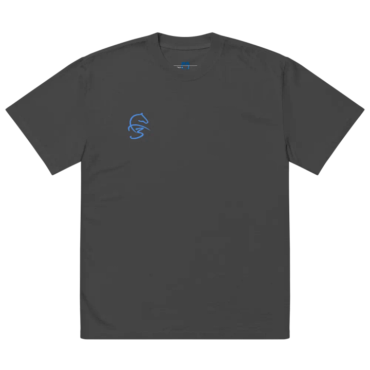 F3 Horse Logo Oversized Faded T-Shirt product image (2)