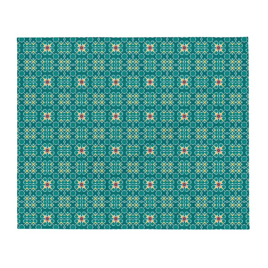 Symmetry Blooms Throw Blanket product image (3)