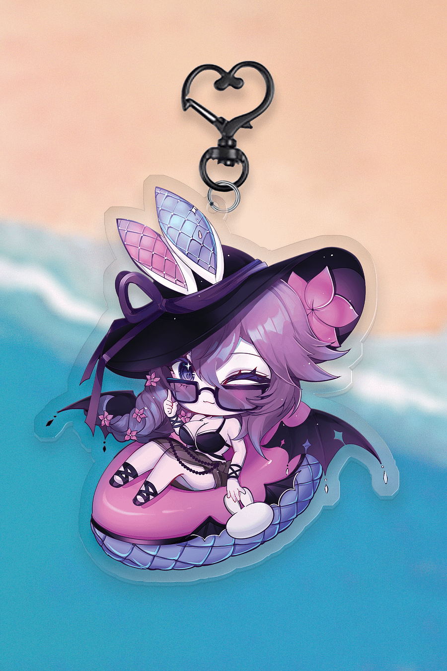 CottontailVA Beach Acrylic Charm [Double-sided] product image (2)