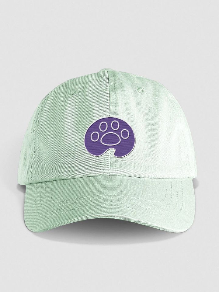 Squibble Design Paw Logo Embroidered Mint Cap product image (1)