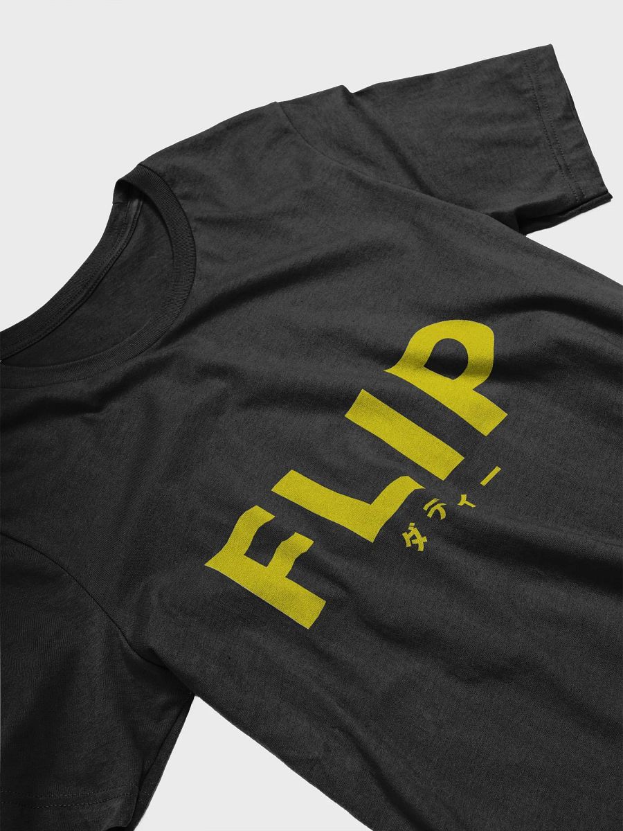 Flip (front) & Bin Chicken (Back) [Yellow Text] Unisex Tee product image (3)