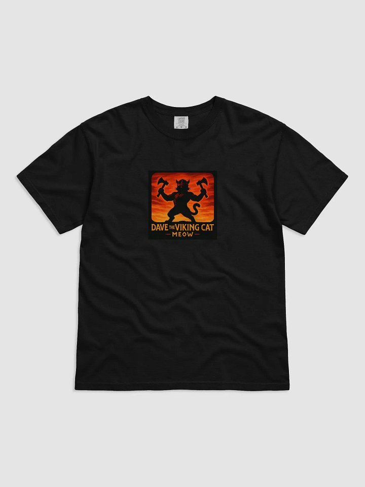 Dave the Viking Cat Axes Sunset T-shirt product image (1)