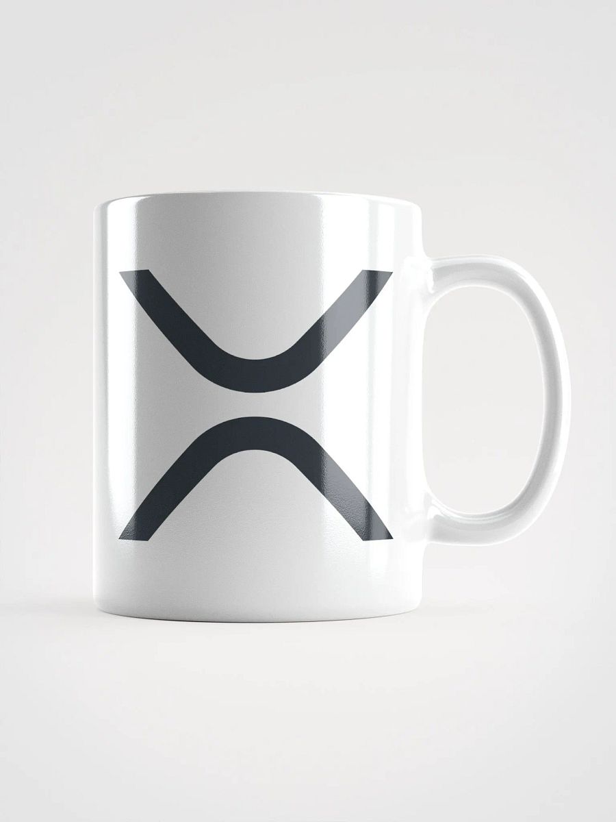 XRP Logo White Glossy Mug product image (14)