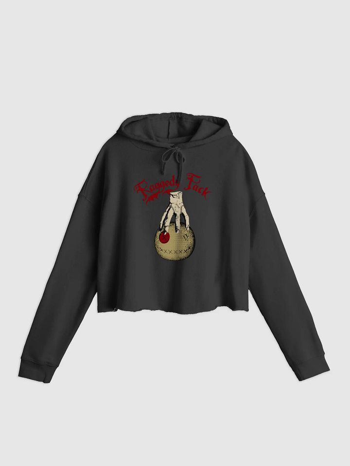 Red Hand Cropped Hoodie product image (1)