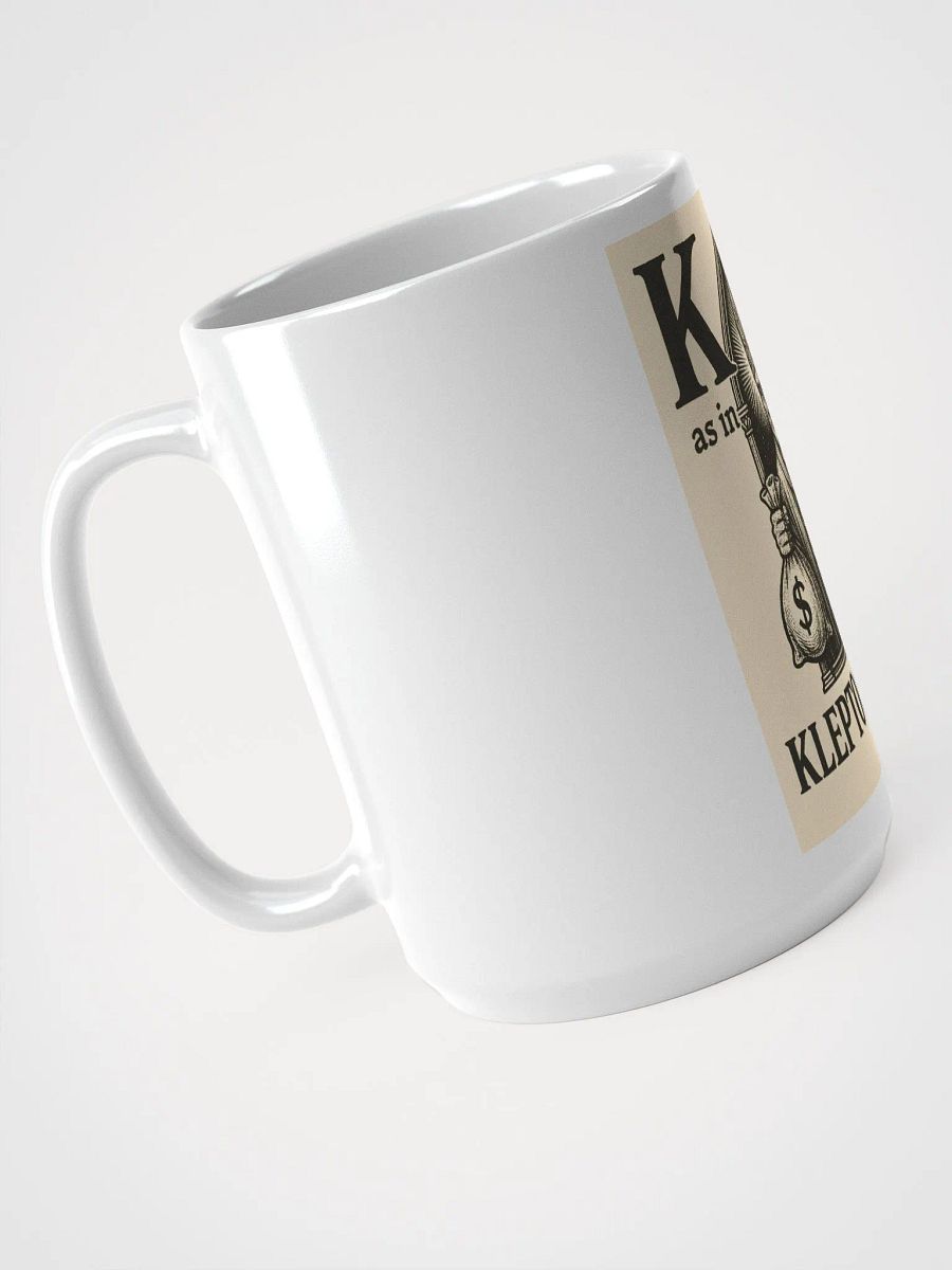 K as in kleptocracy mug product image (4)