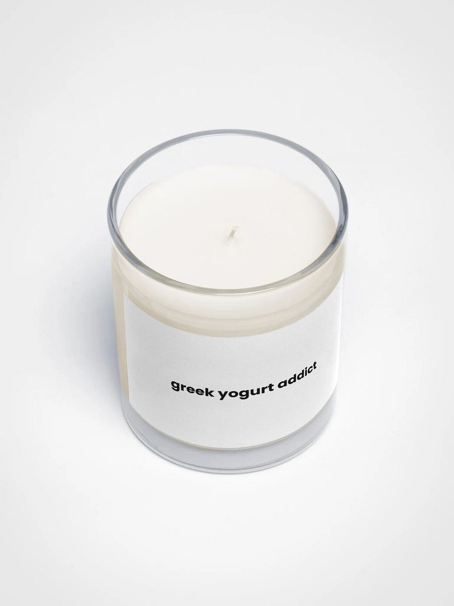 "greek yogurt addict" candle product image (3)