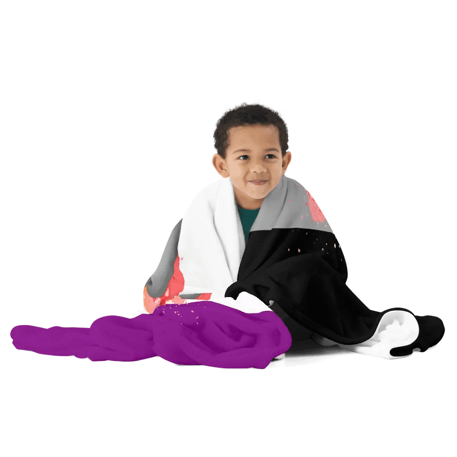 Asexual Pride Fox Blanket (2023) product image (12)