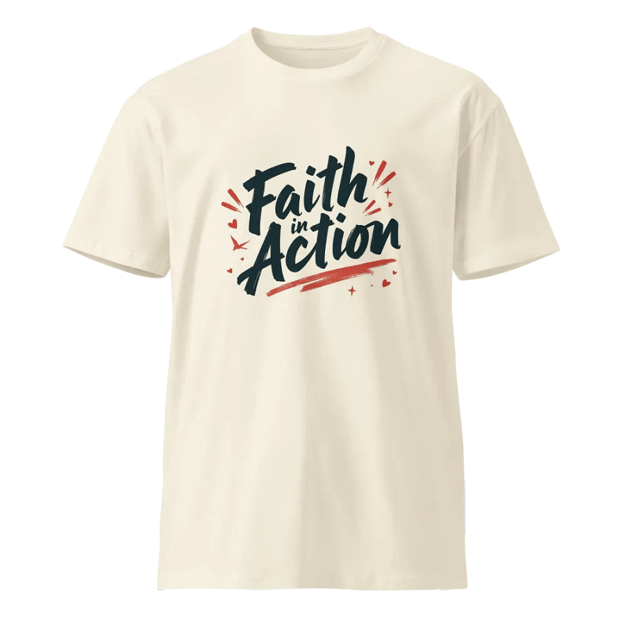 Faith in Action Unisex Premium Tee product image (1)