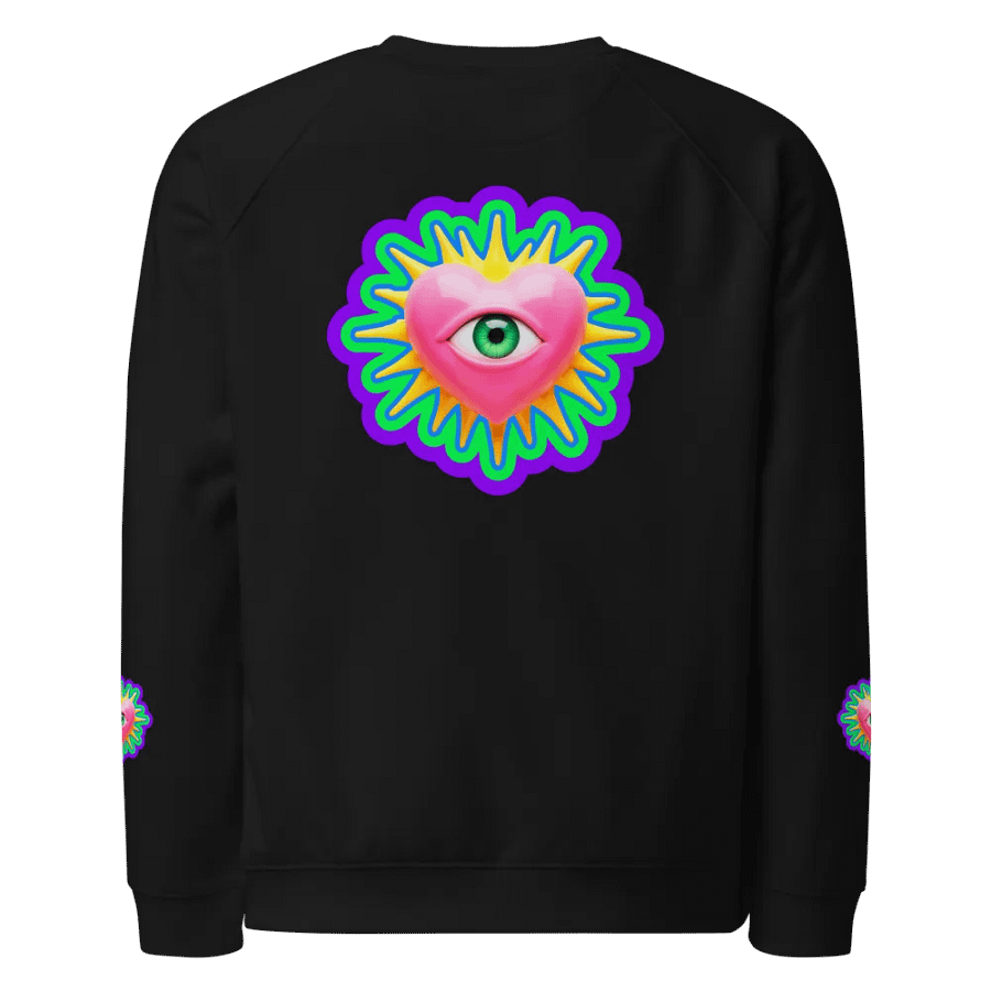 Eye Love Organic Raglan Sweatshirt product image (2)
