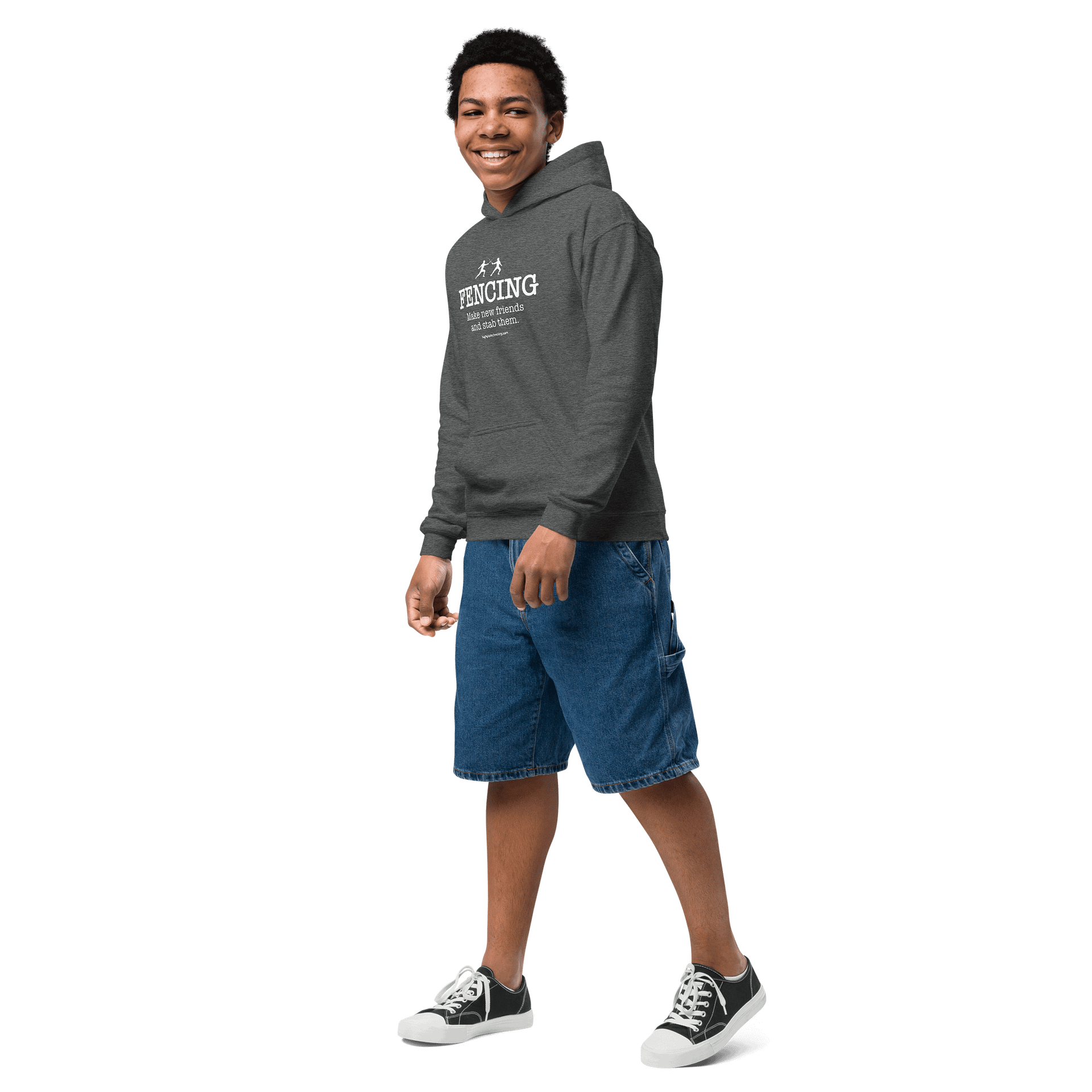 Make New Friends Youth Hoodie product image (13)