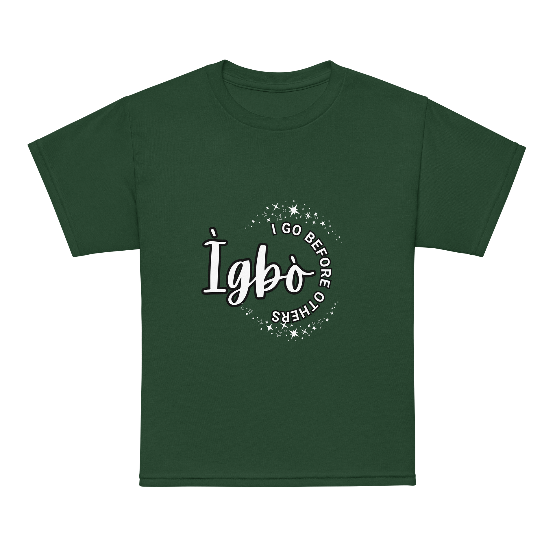 I GO BEFORE OTHERS Youth Sports Dark Tees product image (15)
