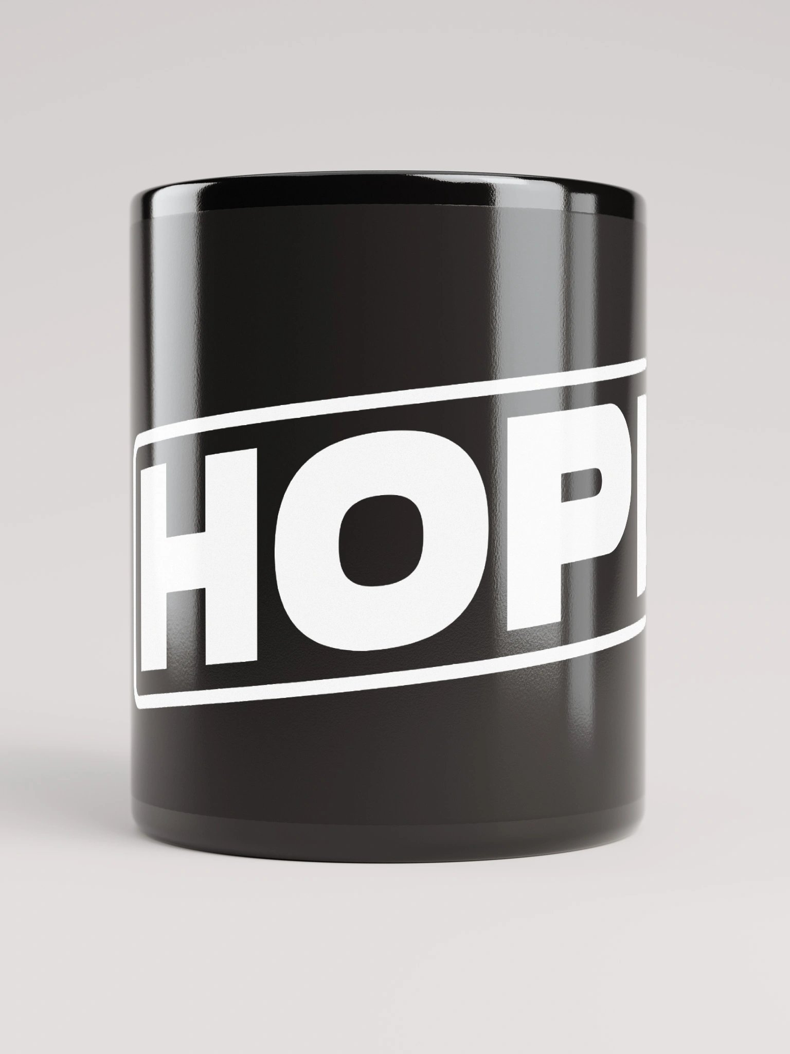 Hope Black Glossy Mug product image (5)