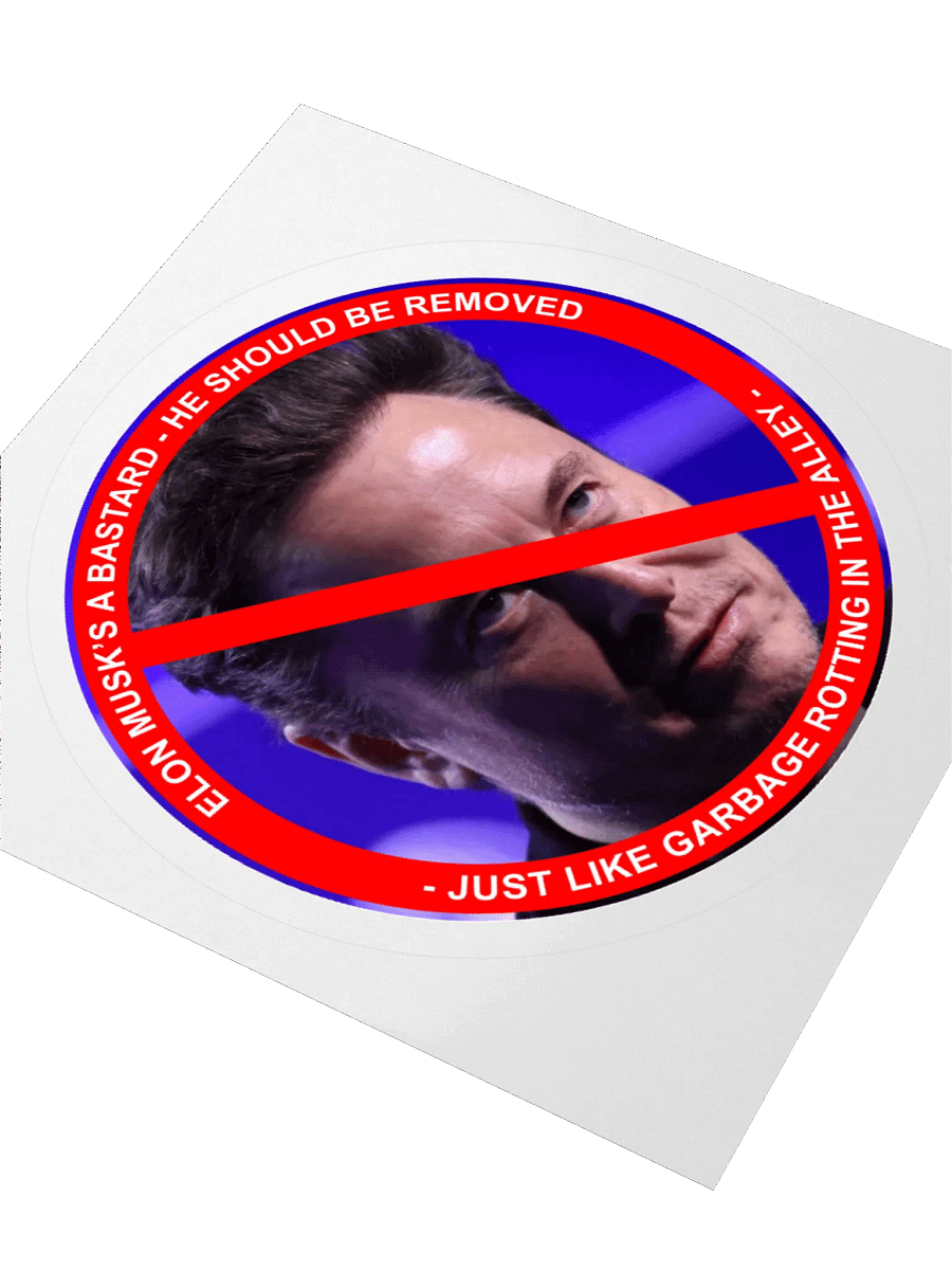 Anti Elon Tesla Bumper - He Should Be Removed! product image (9)