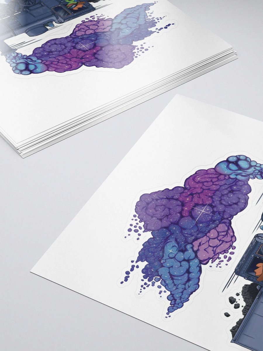 Snowy Train - Kiss Cut Sticker (EU/US) product image (5)