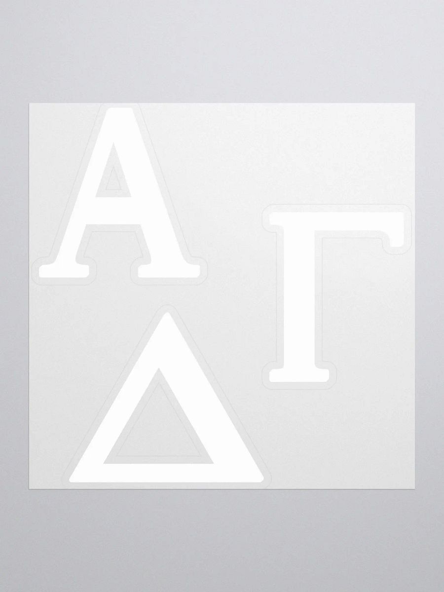 ADG Greek Letters (extra large) - Sticker product image (1)