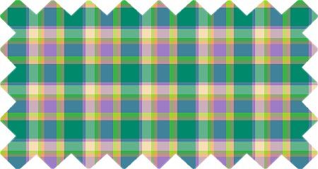 Seafoam and Purple Plaid (CO35)