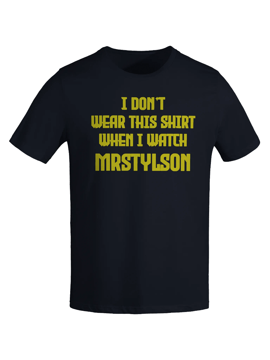 I Don't Wear This Women's T-Shirt (Yellow Text) product image (9)