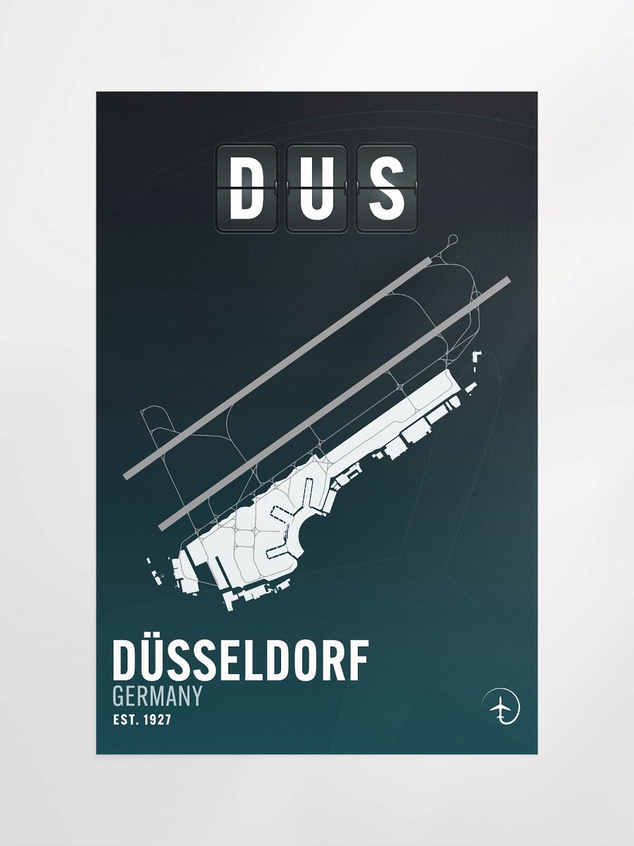Dusseldorf DUS Poster product image (1)