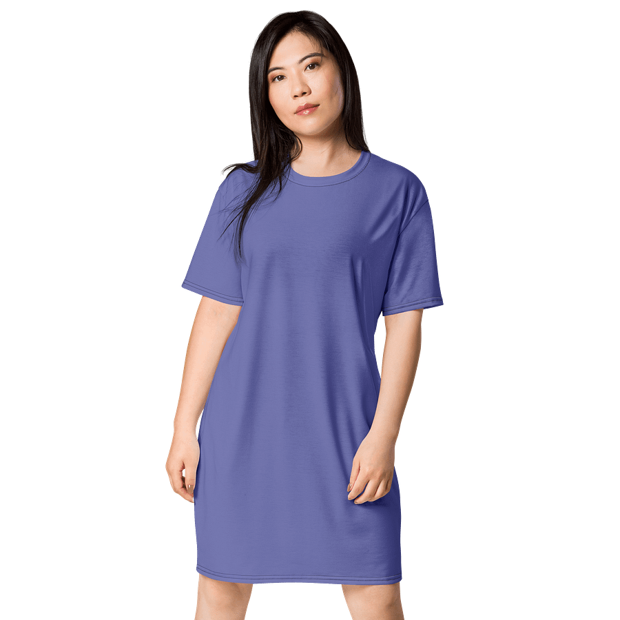 Oversized T-Shirt Dress - Serene Chetwode Blue, Sizes 2XS-6XL product image (1)