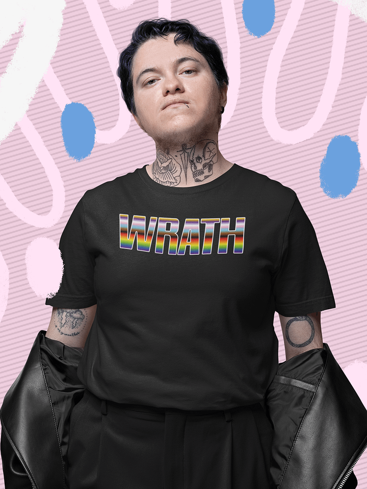 WRATH 2023 stripe unisex supersoft t-shirt product image (1)